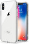 TENOC Phone Case Compatible with iPhone Xs Max, Non-Yellowing Clear Protective Bumper Hard Back Cover for 6.5 Inch