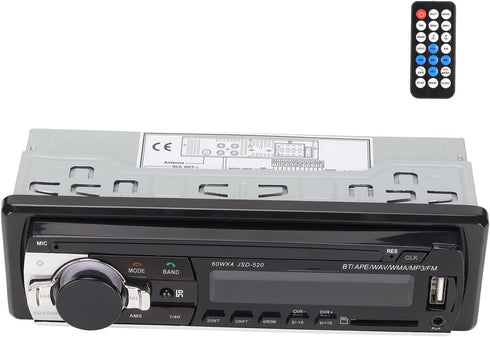Multimedia Car Stereo Receiver, Car Radio with AI Voice Control, Bluetooth Hands-Free Calling, Support MP3 WMA WAV