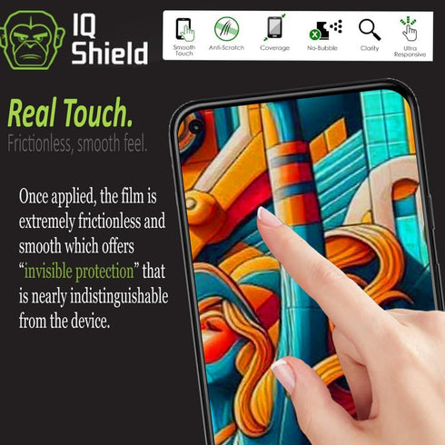 IQShield Screen Protector for Google Pixel 5, 6 inch, 2-Pack, Anti-Bubble Clear TPU Film