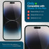 Case-Mate iPhone 14 Pro Max Screen Protector - 6.7 Inch, Anti-Scratch Tempered Glass with Shatter Protection, Easy to