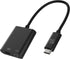 Scosche CAAP StrikeLine USB Type-C Headphone Adapter with 3.5mm Aux Input and USB-C Charging Port