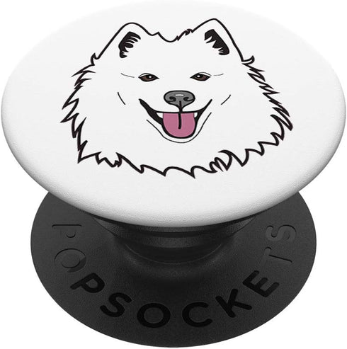 American Eskimo Dog PopSockets: Swappable Grip for Phones & Tablets PopGrip