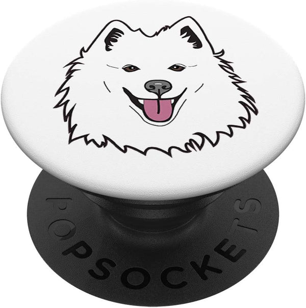 American Eskimo Dog PopSockets: Swappable Grip for Phones & Tablets PopGrip