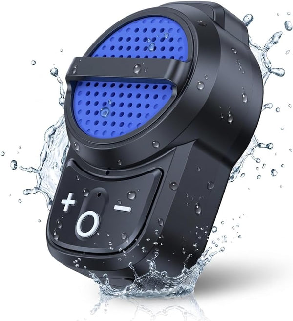 Tsnam Wearable Bluetooth Speaker Clip on, Wireless Portable Speaker Built-in Mic, IPX6 Waterproof