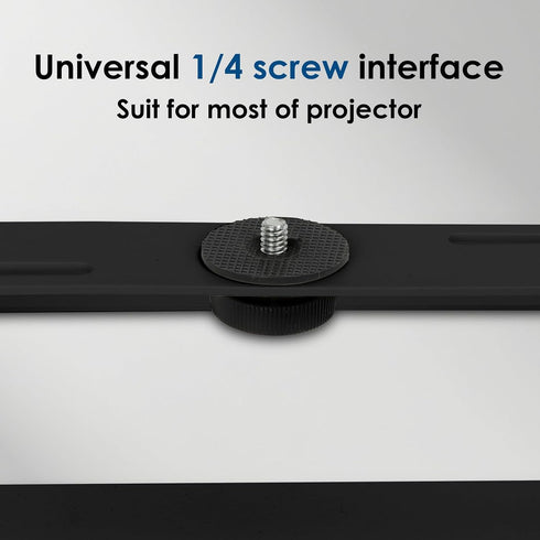 SMBLCE 360 1/4" Projector Mount - Adjustable Desktop, Ceiling, and Wall Mount - Universal Screw Hole for Easy