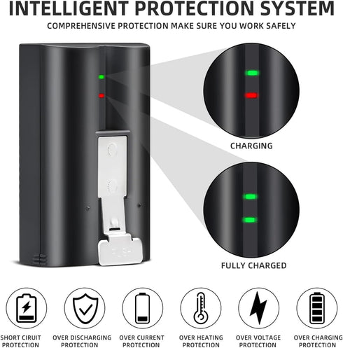 New V4 Battery for Ring-Doorbell-Camera 1/2/3/4/3+/3plus, Stick-Up Cam (2nd & 3rd Gen), Peephole/Spotlight Camera