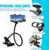 Bedside Phone Holder,gooseneck Phone Holder Clip Flexible arm Phone Holder,Flexible gooseneck Mobile Phone Bracket,360 Adjustable DIY Flexible Desktop Mobile Phone Bracket