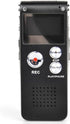 Lantomall 8GB Digital Voice Recorder 650Hr Dictaphone MP3 Player Black