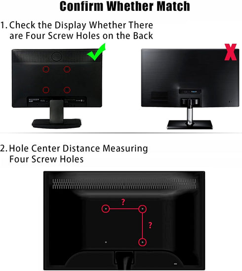 Universal TV Wall Mount Bracket, Low Profile for 14"-47" LED/LCD and Plasma TVs, Fixed Mount Fits VESA 200x200mm