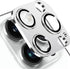 iPhone 14 Pro & Pro Max Camera Lens Protector - Silver, Anti-Scratch Tempered Glass, Shockproof Full Protection.