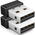 WFB 2 Pcs, Mouse Jiggler Undetectable Mover,USB Port for Computer Laptop,Keeps PC Awake,Simulate Mouse Movement
