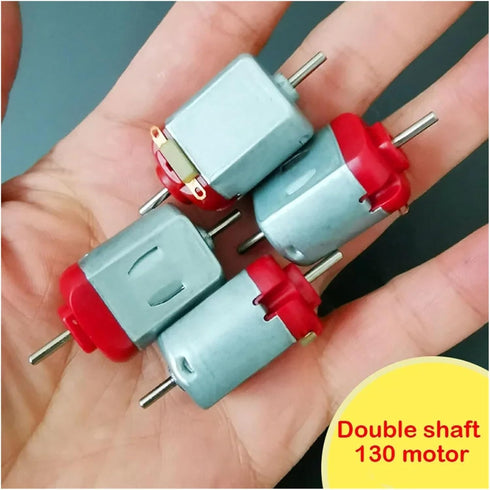 BJXKHFPIV 4PCS/lot 130 3V 5V 6V 3V 12000RPM electronic starter DC High Speed Dual Shaft Engine electronic starter Small