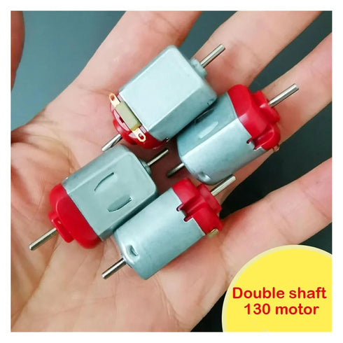 EDWREGIG 4PCS/lot 130 3V 5V 6V 3V 12000RPM Electronic Starter DC High Speed Dual Shaft Engine Electronic Starter Small