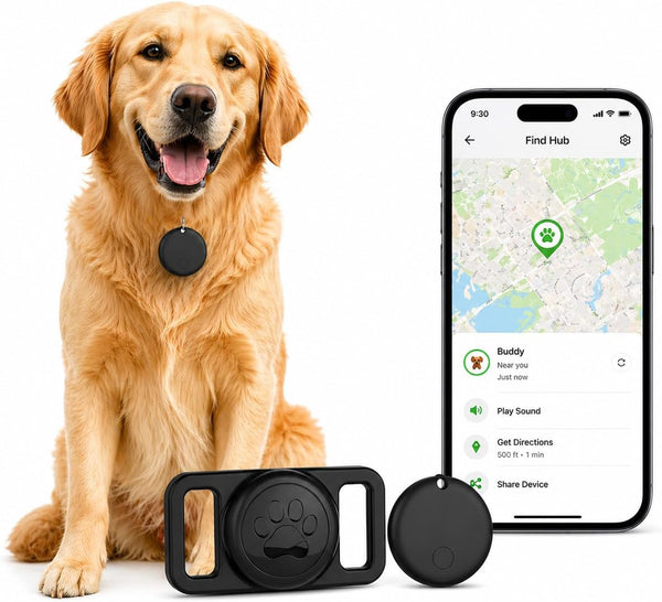 MDTZULIK GPS Collar for Dogs,Pet Tracker (Android Only) Smart tag,Waterproof Compatible with Google