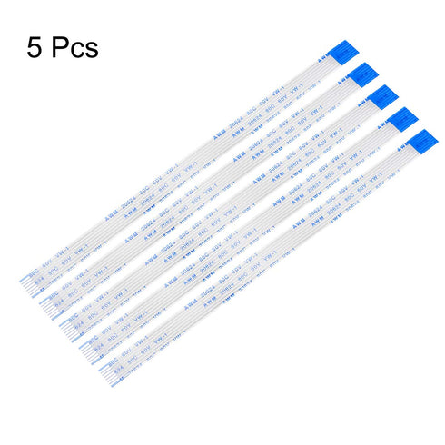 uxcell Flexible Flat Cable,150mm 1mm Pitch 7 Pins FPC FFC Flexible Ribbon Cable for LCD TV Car Audio DVD Player 5Pcs (B Type)