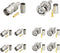 SUPERBAT BNC Crimp Connectors Kit, BNC Male + Female Crimp Solder Attachment for Low Loss Coax Cable