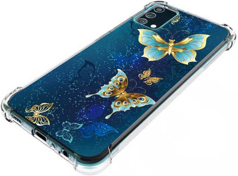Galaxy A02S Case (USA Version), Slim Flexible TPU Airbag Bumper Shock Absorption Rubber Cover for Girls