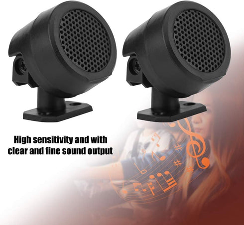 Health Gear 12V Car Speakers, Small Exterior Loudspeaker, 1 Pair 500W Tweeters for Automobile