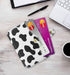 M-Plateau Phone Card Holder, Stick On Leather Phone Wallet with Snap Closure for iPhone 14 Case and Most Smartphones