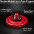 (2 Pack/Red) Soft Shutter Release Button High-end Concave Camera Shutter Button