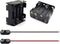 SDTC Tech 2-Set 8X 1.5V AA Battery Holder and I Type Snap Connector Kit, 12 Volt Plastic Battery Case Box