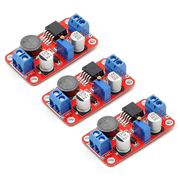 3pcs XL6019 5A High Power DC to DC Step-up Converter, Adjustable Voltage Regulator Power Modules 5-40V