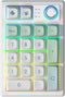 Gasket Creamy Mechanical Numpad, Wireless 2.4G/Bluetooth 5.0/Wired USB-C, RGB Backlit, Rechargeable Number Pad