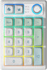 Gasket Creamy Mechanical Numpad, Wireless 2.4G/Bluetooth 5.0/Wired USB-C, RGB Backlit, Rechargeable Number Pad
