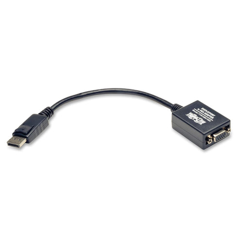 Tripp Lite DisplayPort to VGA Video Adapter, Active Display Converter, 6 in., Black (P134-06N-VGA)