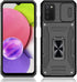 Samsung Galaxy A03S Case with Shockproof Sliding Camera Cover & Ring Holder Kickstand, Screen Protector (6.5", US