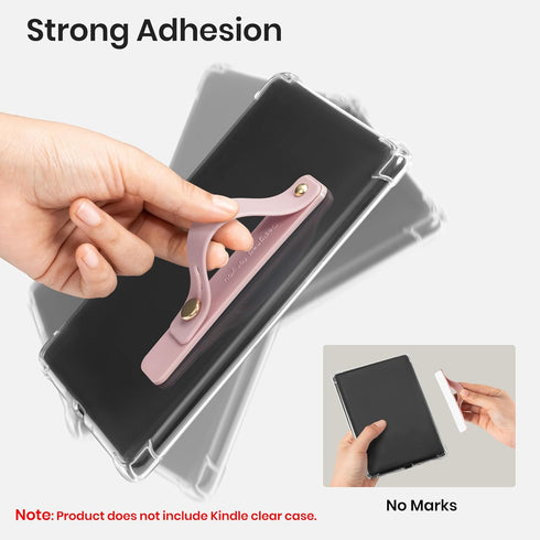 CoBak Hand Strap Holder for Kindle/Tablet - Lightweight TPU One-Handed Grip with Strong Stick, Stand for Phone