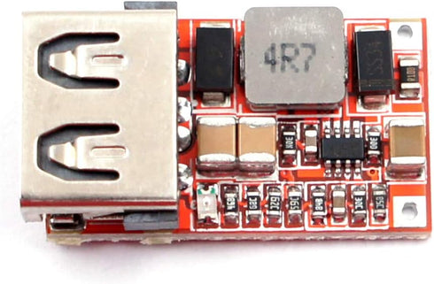 (5 Pack) 15W USB 5V 3A DC Buck Voltage Step-Down Module, 9V 12V 18V Input with 97.5% Efficiency