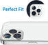 Bling Glitter Camera Lens Protector for iPhone 13 Pro & Pro Max - 9H Tempered Glass, Anti-Scratch, Shockproof - 3Pcs