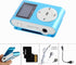 Asixxsix MP3 128M Player, Portable HiFi Lossless Sound Music Player with Earphone and Song Card, Lavalier Design, Plug