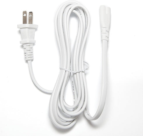 Omnihil (White) 5 Feet AC Power Cord for Remington iLIGHT Pro Hair Removal System