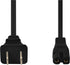 Vebner 17-Foot 2-Prong 17-Foot) Extra Long Polarized Power Cord Compatible with Select Vizio, Insignia, JVC TV LED