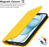 iCoverCase 15 6.1 Inch Compatible with iPhone Wallet Case with Credit Card Holder and Wrist Strap, RFID Blocking
