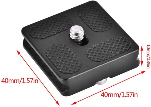 Quick Release Plate with 1/4inch Screw Mount for Monopod Tripod Ball Head SLR Camera