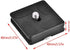 Quick Release Plate with 1/4inch Screw Mount for Monopod Tripod Ball Head SLR Camera