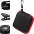 Levemolo 10-in-1 Set Black Phone Camera Lens Kit with Wide-Angle and Macro Lenses, Universal Clip-on Mobile Phone Lens