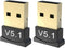 2 Pack Bluetooth 5.1 EDR USB Adapter for PC, Receiver-Transmitter for Computer, Compatible with Laptop, Headset, Speaker