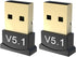 2 Pack Bluetooth 5.1 EDR USB Adapter for PC, Receiver-Transmitter for Computer, Compatible with Laptop, Headset, Speaker