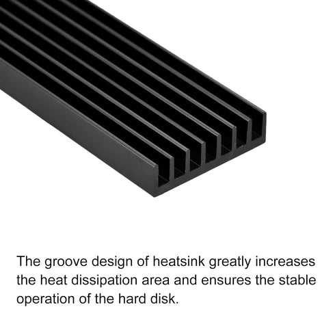 MECCANIXITY 2 Pack M.2 22110 Nvme SSD Heatsink Cooler with Thermal Pad, Alloy Aluminum Cooling Sink for PC