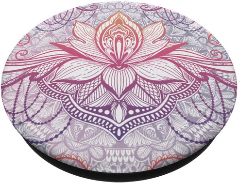 Lotus Flower for Yoga Meditation Pink Zen Namaste Gift Idea PopSockets Standard PopGrip