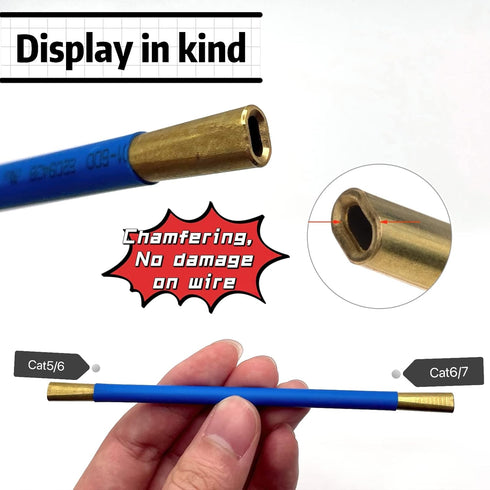 LIUJINCAN Network Cable Untwist Tool, Engineer Wire Straightener for CAT5/CAT6/CAT7 and Telephone Wires