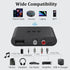 NFC Enabled Bluetooth Audio Receiver, Bluetooth 5.2 Wireless Adapter for Home/Car Stereo, Handsfree Calls, RCA AUX