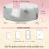 Marble Phone Stand, Luxurious Marble Holder for Cellphone Tablet, Desk Phone Stand with Non-Slip Silicone Dots