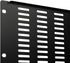 NavePoint 4U Blanking Panel, Slotted Flanged 19 inch Wide Network Server Rack Filler Panel, Steel with Hardware