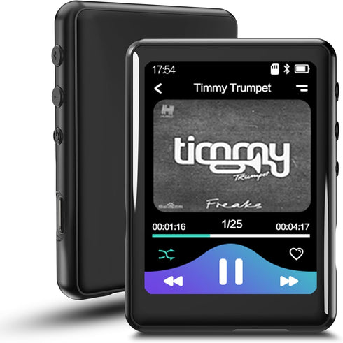 tokemisc 64GB MP3 Player with Bluetooth 5.3, Full Touch Screen Mp3 Music Player