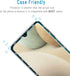 HPTech Screen Protector (2 Pack) for Samsung Galaxy A12, Tempered Glass, Anti-Scratch, Easy to Install, No-Bubble, Case